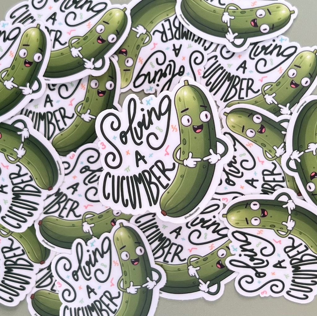 Resolvendo Pepino Sticker