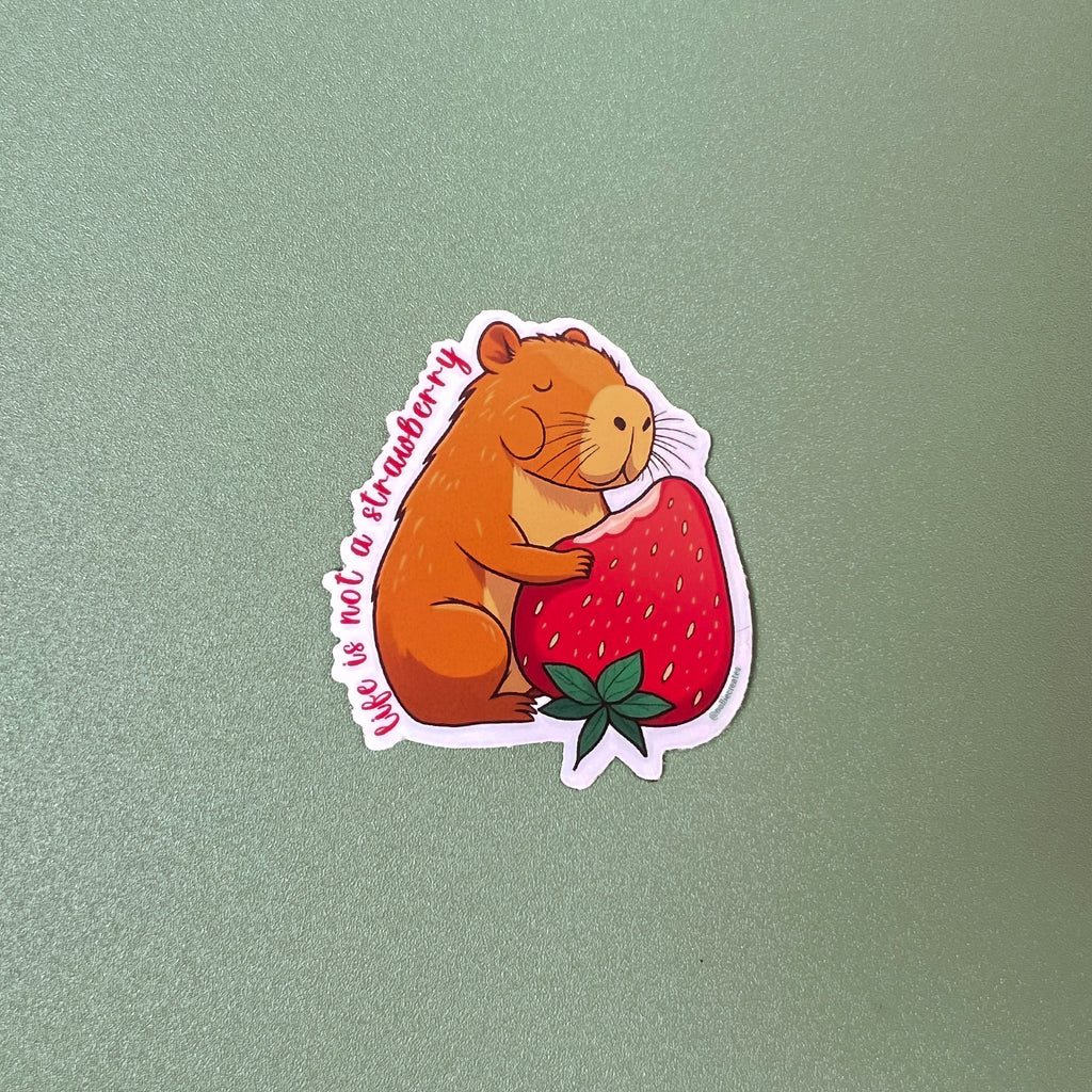 A Vida Não É Um Morango Sticker